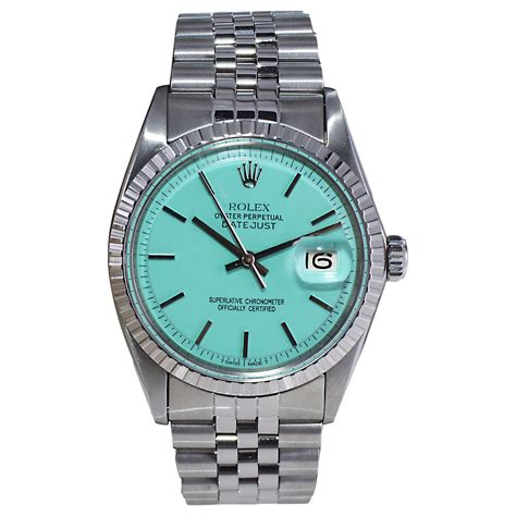 rolex tiffany blue dial 36mm|Rolex datejust 41 tiffany blue.